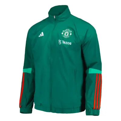 (M) Man Utd Presentation Jacket (Green)