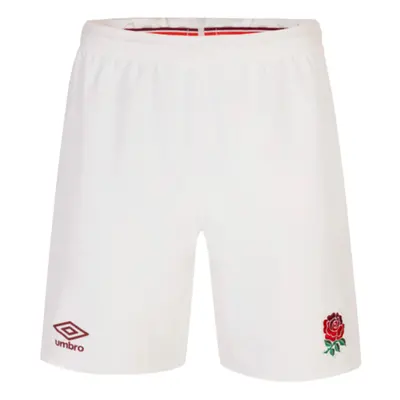 (XLB) England Rugby Home Shorts (White) - Kids