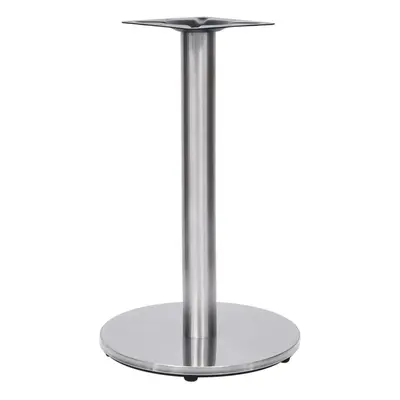 (45 x cm) vidaXL Bistro Table Leg Replacement Table Legs Desk Leg Silver Stainless Steel