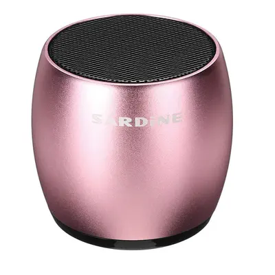 (Rose Gold) 3W 400mAh Waterproof Wireless Stereo Twins Bluetooth Speaker with USB Charging Dock 