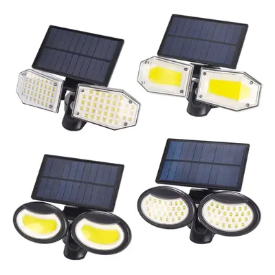 (78LED) LED COB PIR Motion Sensor Solar Light Waterproof Three Modes Garden Security Wall Lamp f