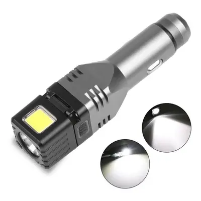 Quick Charge 3.0 Car Charger & USB Rechargeable EDC LED Flashlight XPG LED+COB 300LM Mini Torch 