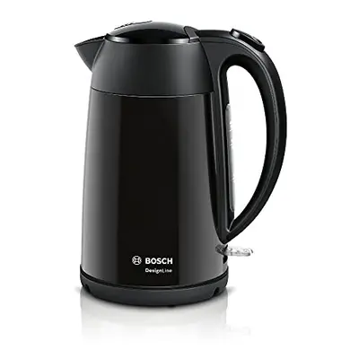 Bosch DesignLine TWK3P423GB Stainless Steel Cordless Kettle, 1.7 Litres, 3000W - Black