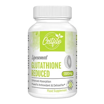 Liposomal Glutathione Reduced mg, Active Form Glutathione Reductase (GSH), Powerful Antioxidant 