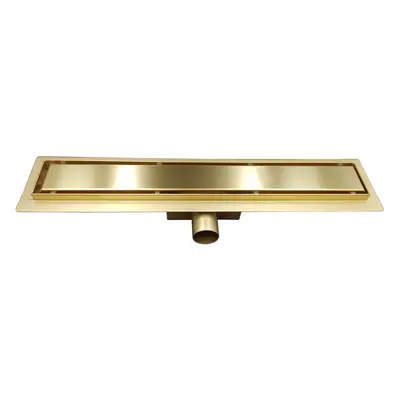 (50cm) 100cm Gold Coloured Stainless Steel Bathroom Floor Linear Shower Drain Sheet