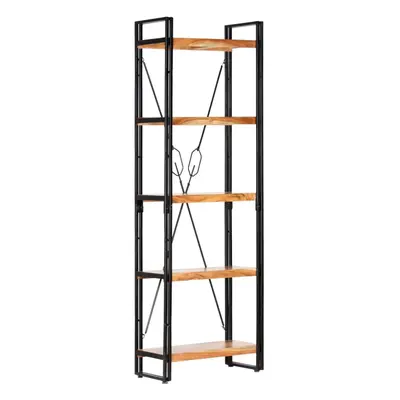 5-Tier Bookcase 60x30x180 cm Solid Acacia Wood