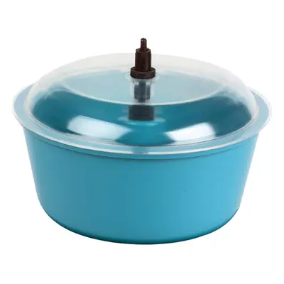 Raytech Polyethylene Bowl with Lid, 0.05 Cubic feet Capacity, 8" Diameter, for TV-5 Standard Vib