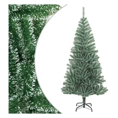 vidaXL Artificial Christmas Tree with Flocked Snow Green 70.9