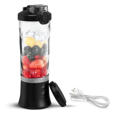 (Black) Total Chef Smoothie Maker Portable Mini Blenders Small Juicer Makes Milkshake Protein Sh