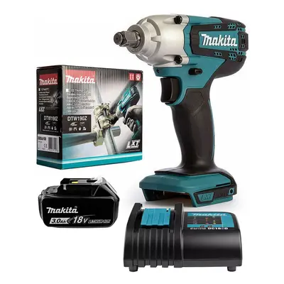 Makita DTW190Z 18v Cordless LXT 1/2" Impact Wrench Scaffolding Tool +3Ah Battery