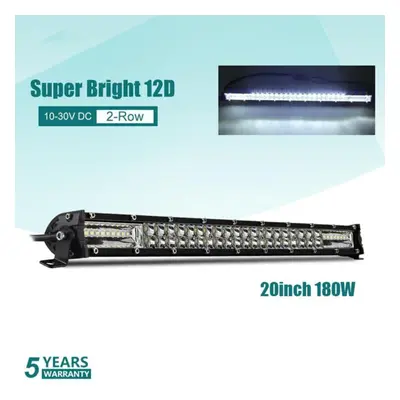 (20 inch) 12v 24v Combo Led Light Bars Spot Flood Beam For Work Driving Offroad Boat Car Tractor