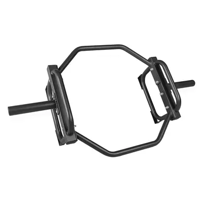 (Black) Barbell Olympic Trap Bar and Shrug Bar for Deadlifts