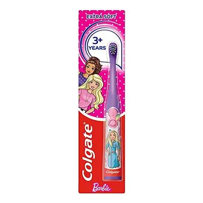 Colgate Barbie Kids Battery Powered Toothbrush, Assorted colors