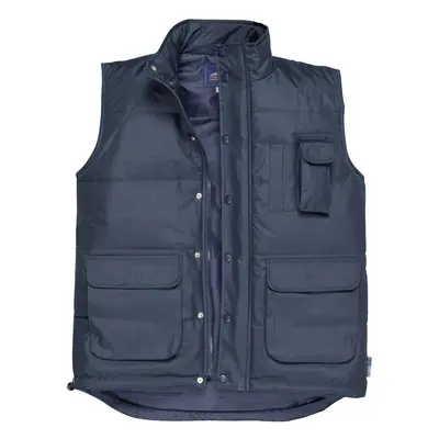 (L, Navy) Portwest Classic Bodywarmer Jacket / Workwear