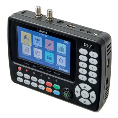 Labgear S501 Combo Signal Meter Satellite DVB-S2/T2 Sky Q Wideband Compatible