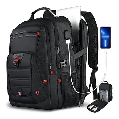 Travel Backpack, Large Laptop Backpack, TSA Flight Approved Durable Gaming Computer Backpack 50L