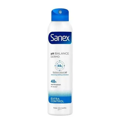 Sanex Dermo Extra Control Antiperspirant Deodorant, Fresher and Dryer for longer, hours protecti