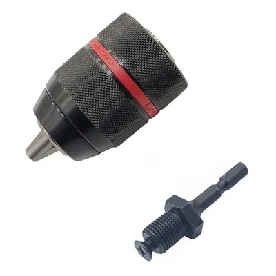 (C: Drill ChuckÂ + Hex Handle) 2-13mm Keyless Drill Chuck Hex Shank SDS Socket Square Self-tight