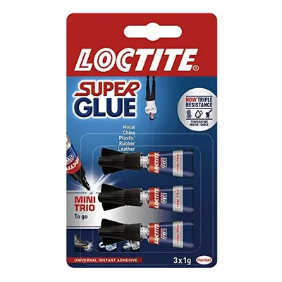 Loctite SuperGlue Mini Trio, g - Pack of