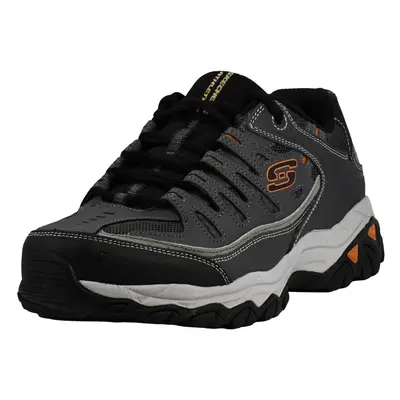 Skechers mens Afterburn M. Fit fashion sneakers Charcoal US