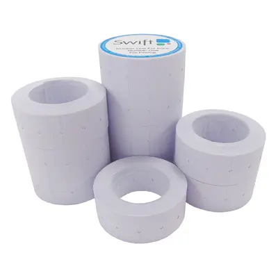 22 x 12mm Price Gun Labels White Rolls 10,000 Labels