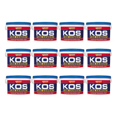 Everbuild KOS Fire Cement, Black, g PCKOSBKFIRE05 (Pack of 12)