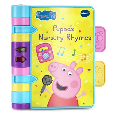 Peppa Pig: Peppa's Nursery Rhymes, Official Peppa Pig Book with Nursery Rhymes, Wipe-Clean Pages