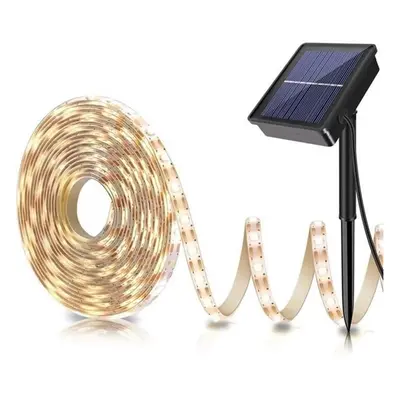 Solar Light String, 5M Led Ribbon Led Strip Outdoor Solar Lights 150Led Waterproof Decorative Li