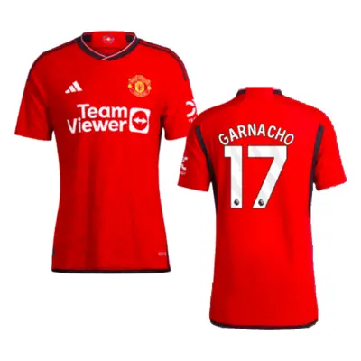 (M) Man Utd Authentic Home Shirt (Garnacho 17)