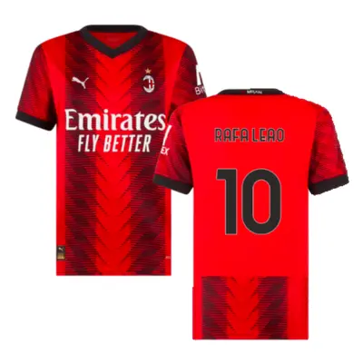 (XS) AC Milan Home Shirt (Ladies) (Rafa Leao 10)