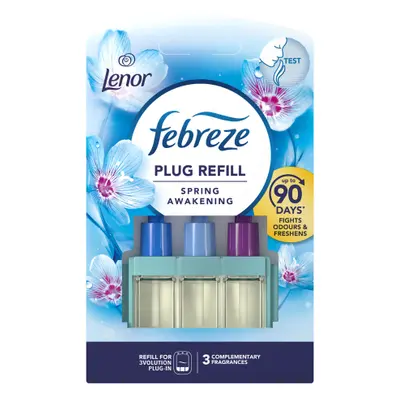 Febreze Ambi Pur 3Volution Plug-In Diffuser Refill - Spring Awakening with Lenor - Pack of