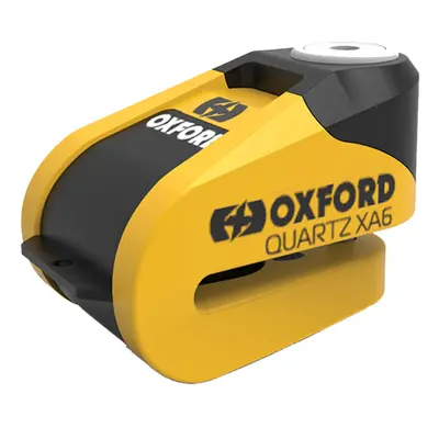 Oxford Quartz XA6 Alarm Disc Lock Yellow / Black