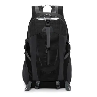 (Black) Water-proof Backpack Large Capacity USB Charging Corful Outdoors Travel Laptop Bag for 1