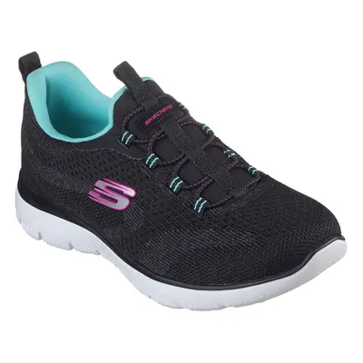 (UK 5, Black/Multi) Skechers Womens Summits New Nature Recycled Sustainable Trainers