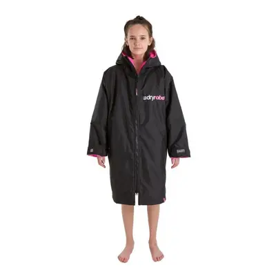 Dryrobe Advance Long Sleeve - Black / Pink - Kids