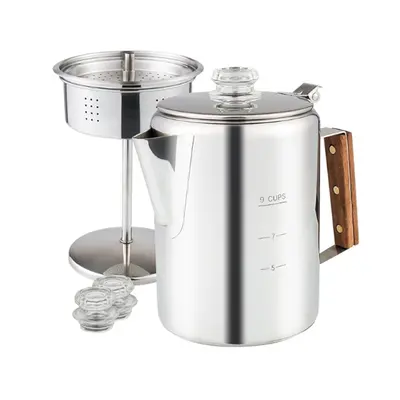 Coffee Percolators Stovetop for Camping, Percolator Coffee Pot