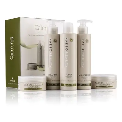 Kaeso Calming Facial Kit (Includes Calming Mask, Calming Exfoliator, Calming Cleanser, Calming T