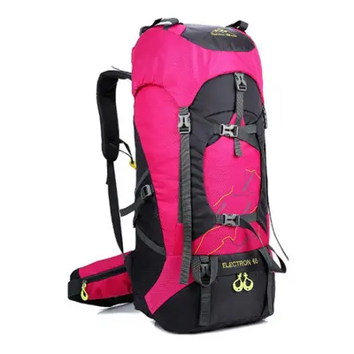 (rose red) Backpack Camping Hiking Backpack Sports Travel Bag Mountaineering Rucksack Climbing B