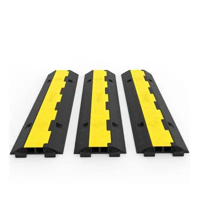 Cable Protector Packs Channels x x cm Cable Cover for Cables Commercial TPR with Modular Design 