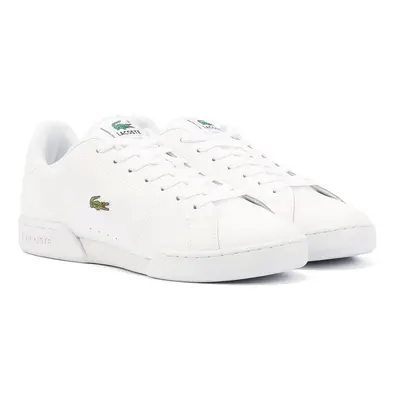 (White, (Adults')) Lacoste Carnaby Cup Leather Men's White Trainers