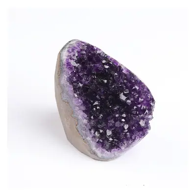 (as the picture, 400-500) Crystal Ornaments Home Decorations Mini Amethyst Quartz Crystal Stone 