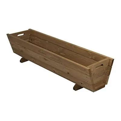 Woodside Wooden Garden Planter Plant/Flower Trough Container Box