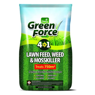 GREENFORCE G60015 in1 Lawn Feed Weed, Moss Killer, Green, X X cm