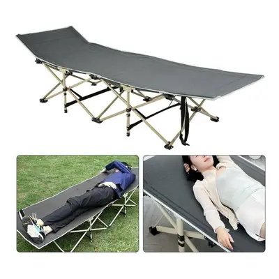 Heavy Duty Single Folding Bed Camping Travel Guest Adult Children Lightweight UK