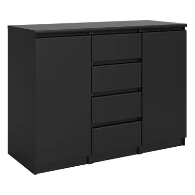 Sideboard - Drawers Doors in Black Matt