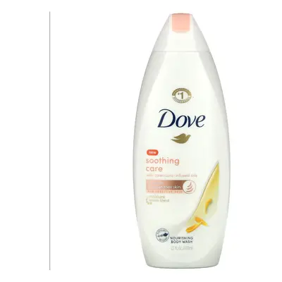 Dove, Nourishing Body Wash, Soothing Care with Calendula-Infused Oils