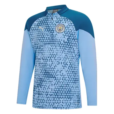 (L) Man City Training Fleece (Light Blue)