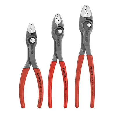 Knipex KNP002006US4 Piece Twin Grip Plastic Dipped Pliers Set