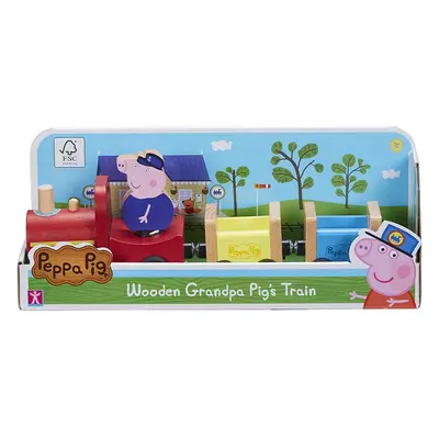 Peppa Pig Wooden Grandpa Pigs Train