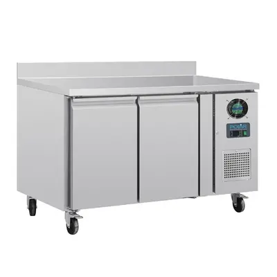 Polar U-Series Double Door Counter Freezer with Upstand 282Ltr